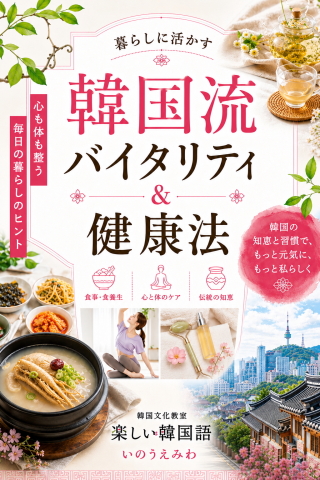 【入会金不要・特別講座】伝統に学ぶ韓国人の健康法 ＜全３回＞