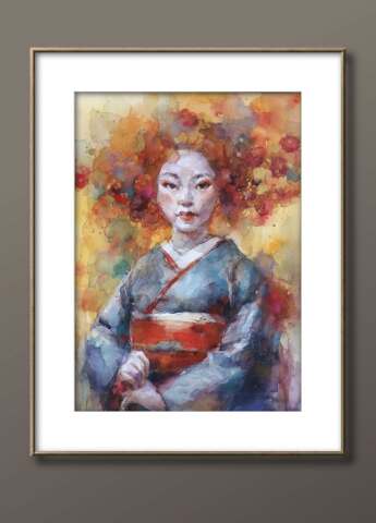 透明水彩画