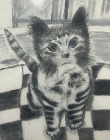 [にゃんカル]　墨絵で描くほんわかニャンコ