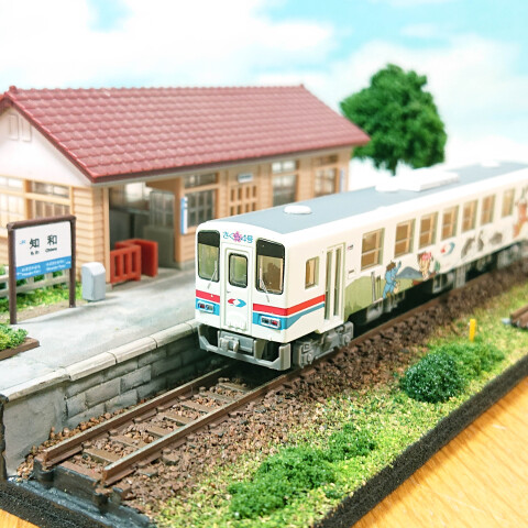 夏休みワークショップ！　懐かしさを感じる「木造駅舎」の情景を作ろう～！！