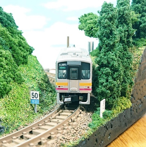 【1日講座】「鉄道のある風景」のどかな森林・切通しの情景を作ろう～！