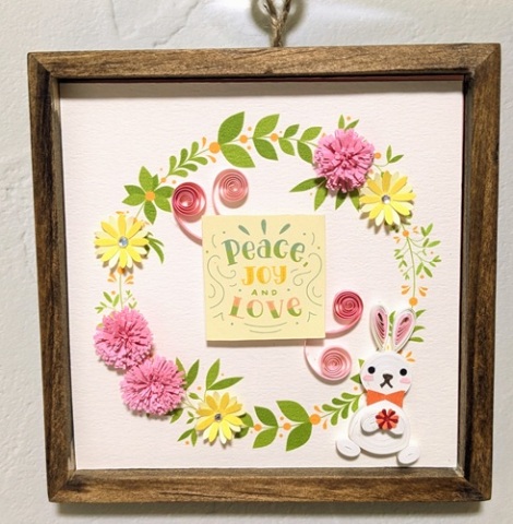 【1日講座】ペーパークイリングアート～素敵な春のカードを作ろう！～