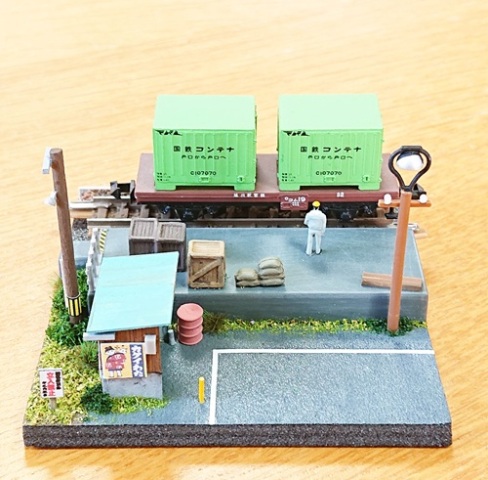 【1日講座】特典！！『Nゲージ国鉄貨物ワム８００００形』１両プレゼント「鉄道のある風景」国鉄時代の貨物ホームを作ろう～！