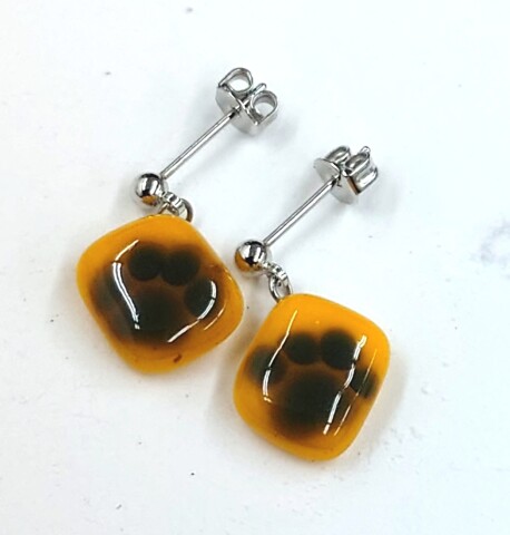 【にゃんカル】ガラスフュージングでつくる アクセサリーor小皿