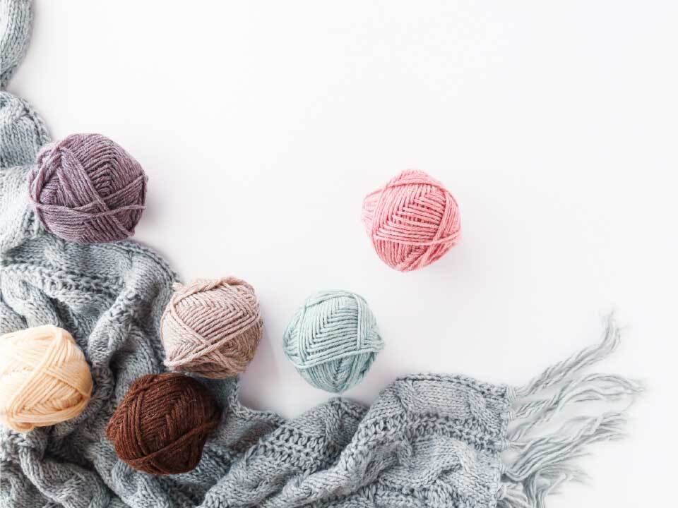 【オンライン講座・入会金不要】編み物の基本　長あみ・コマ編みをマスターしよう！