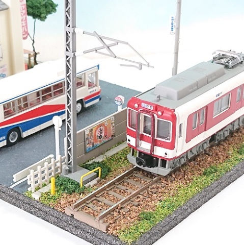 Ｎゲージ ジオラマ 鉄道のある風景