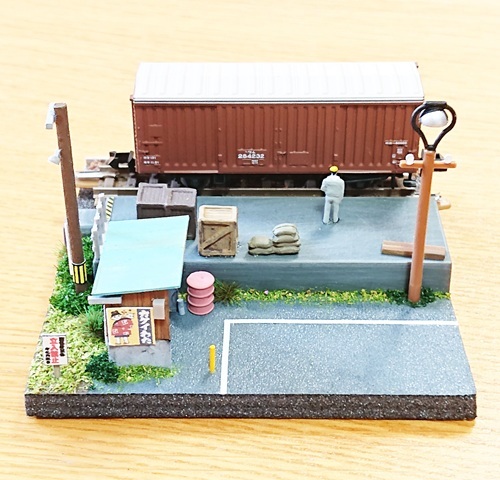 Ｎゲージ ジオラマ 鉄道のある風景