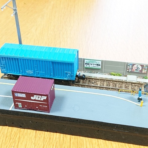 Ｎゲージ ジオラマ 鉄道のある風景