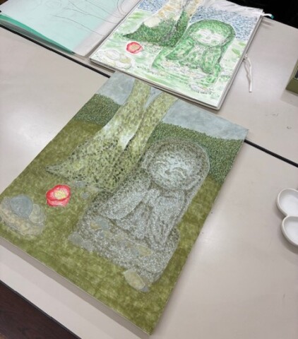 『日本画入門』『水彩画入門』教室に潜入！！（12/6）