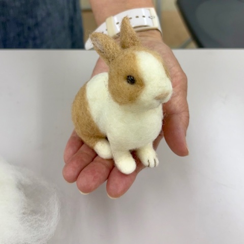 てのひら羊毛フェルト教室