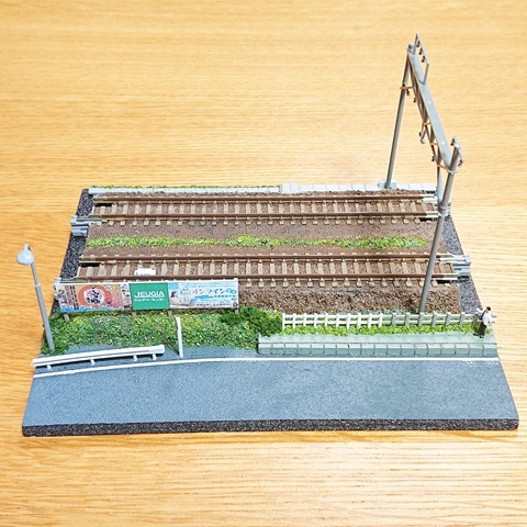 Ｎゲージ ジオラマ 鉄道のある風景