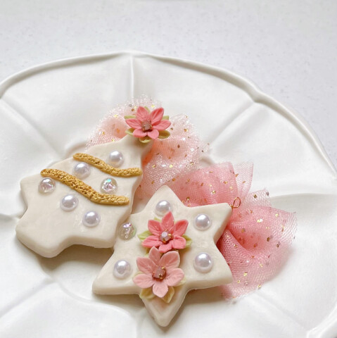 【1日講座・入会金不要】雪解けの雫～スノードロップのピアス/イヤリング～