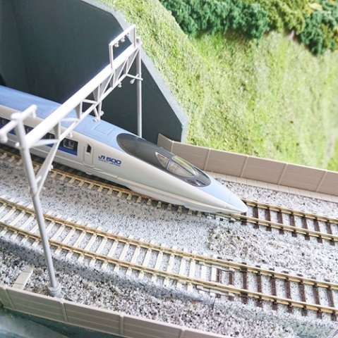 Ｎゲージ ジオラマ 鉄道のある風景