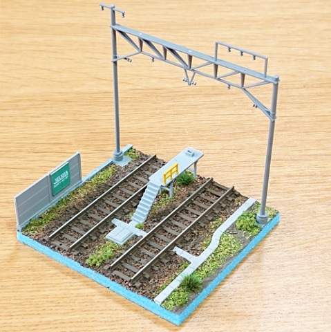 Ｎゲージ ジオラマ 鉄道のある風景