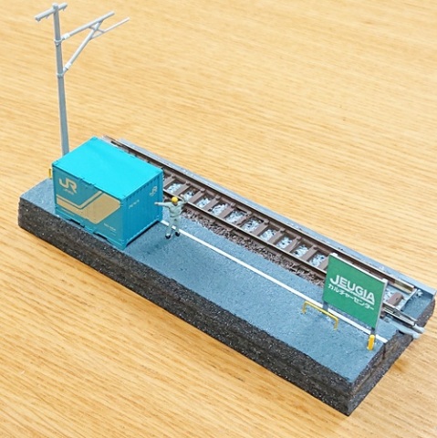 Ｎゲージ ジオラマ 鉄道のある風景