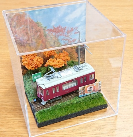 Ｎゲージ ジオラマ 鉄道のある風景