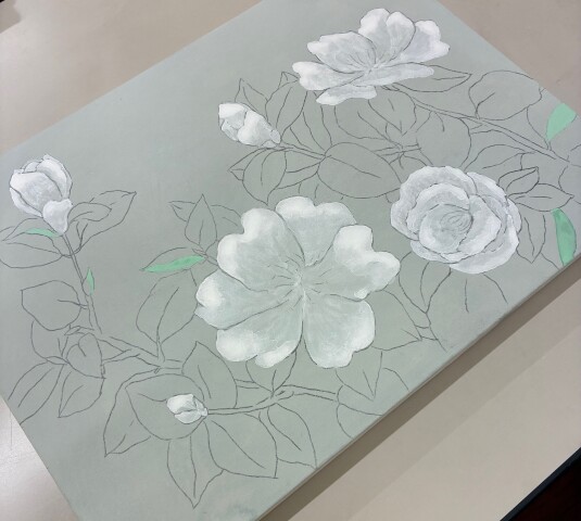 『日本画入門』『水彩画入門』教室に潜入！！～第3弾～（1/17）