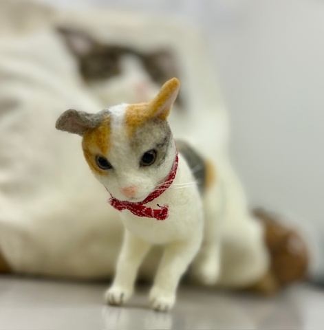 てのひら羊毛フェルト教室