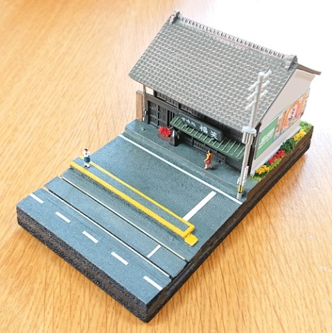 Ｎゲージ ジオラマ 鉄道のある風景