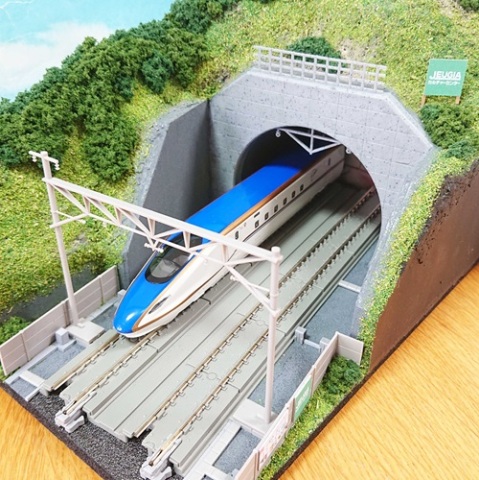 Ｎゲージ ジオラマ 鉄道のある風景