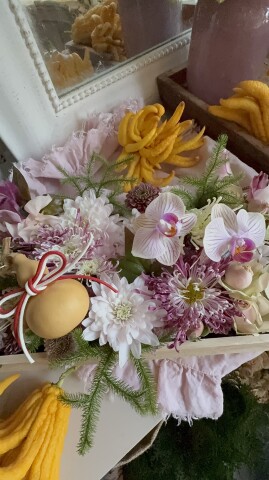 季節の花のフラワーレッスン　～パリスタイル～