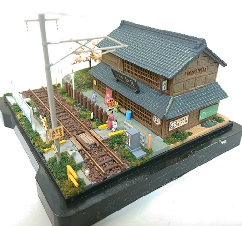 Ｎゲージ ジオラマ 鉄道のある風景