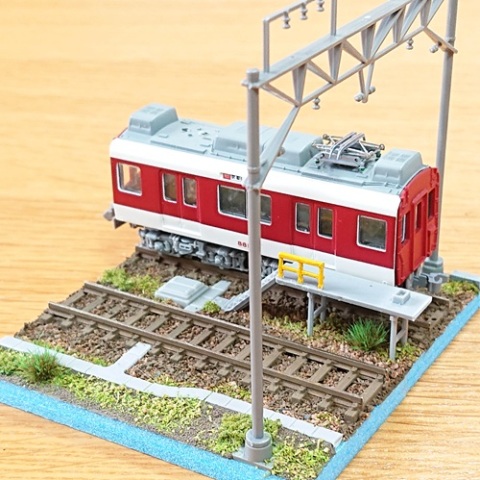 Ｎゲージ ジオラマ 鉄道のある風景